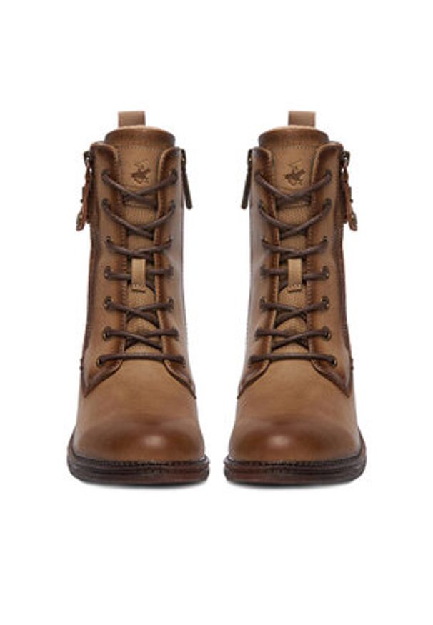 Beverly Hills Polo Club Trzewiki EO-WS12630-01 Brązowy. Kolor: brązowy. Materiał: materiał