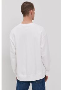 Levi's® - Levi's Bluza męska kolor biały z nadrukiem. Okazja: na spotkanie biznesowe. Kolor: biały. Wzór: nadruk. Styl: biznesowy