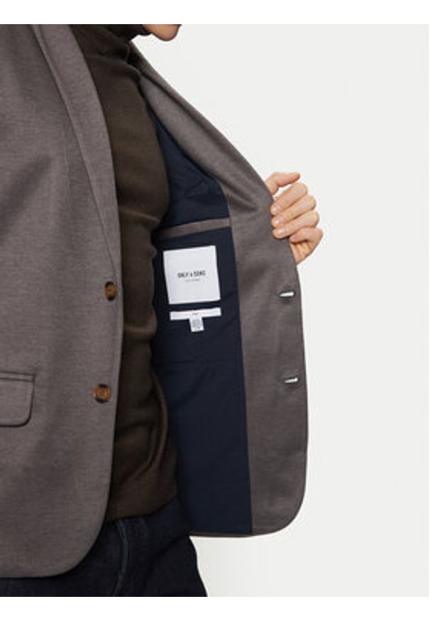 Only & Sons Marynarka Mark 22031060 Granatowy Slim Fit. Kolor: niebieski. Materiał: syntetyk