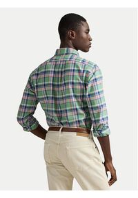 Polo Ralph Lauren Koszula 710922273007 Kolorowy Custom Fit. Typ kołnierza: polo. Materiał: bawełna. Wzór: kolorowy #4