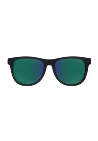 Okulary przeciwsłoneczne unisex OPC LIFESTYLE IBIZA Matt Black Green Revo + etu. Kolor: zielony, czarny, wielokolorowy