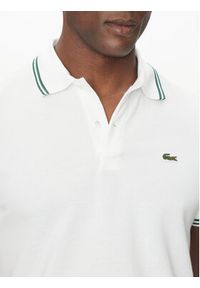 Lacoste Polo PH9875 Biały Regular Fit. Typ kołnierza: polo. Kolor: biały. Materiał: syntetyk, bawełna #4