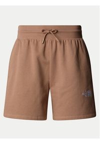 The North Face Szorty sportowe Essential NF0A8C2F Brązowy Regular Fit. Kolor: brązowy. Materiał: bawełna, syntetyk #3