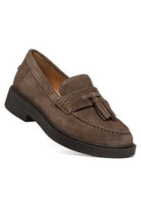 Geox Loafersy D Spherica Ec1 B D65DKA 22 C6029 Brązowy jasny. Kolor: brązowy. Materiał: skóra, zamsz #3