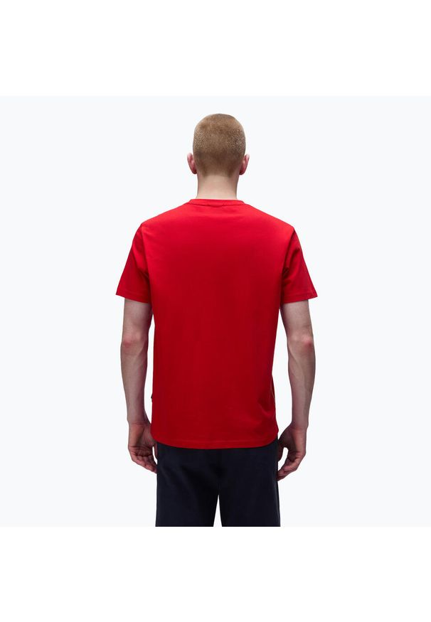 Koszulka męska Napapijri S-Aylmer. Kolor: czerwony. Sport: turystyka piesza