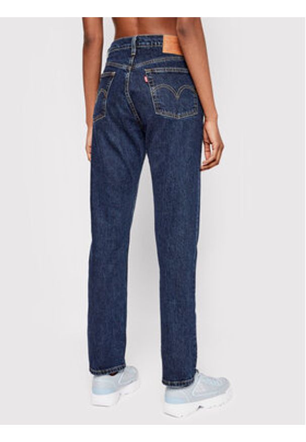 Levi's® Jeansy 501™ 36200-0179 Granatowy Cropped Fit. Kolor: niebieski