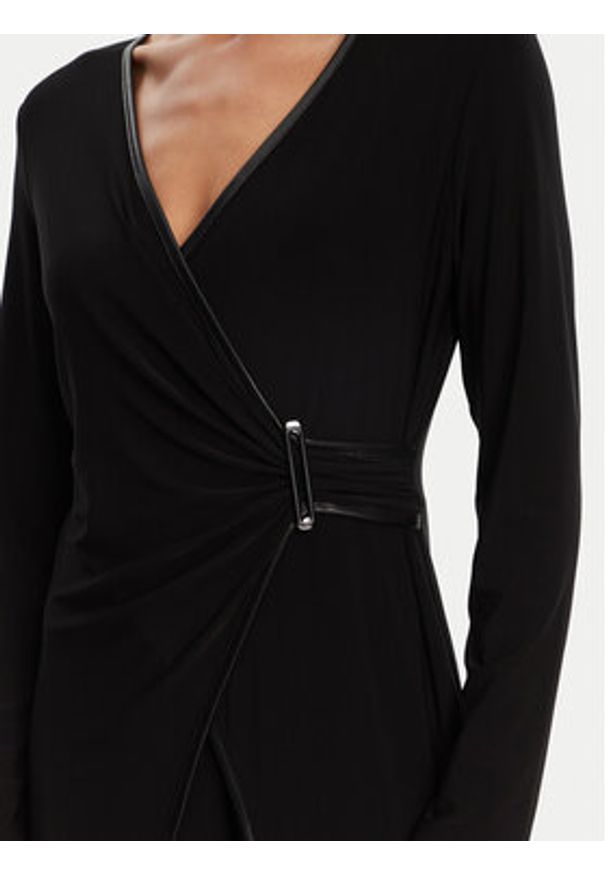 Joseph Ribkoff Kombinezon 253249 Czarny Slim Fit. Kolor: czarny. Materiał: syntetyk