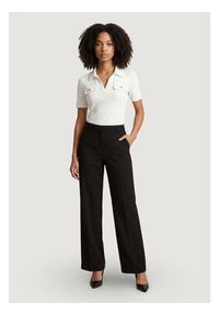 Morgan Polo 251-DROSSO Biały Regular Fit. Typ kołnierza: polo. Kolor: biały. Materiał: syntetyk #4