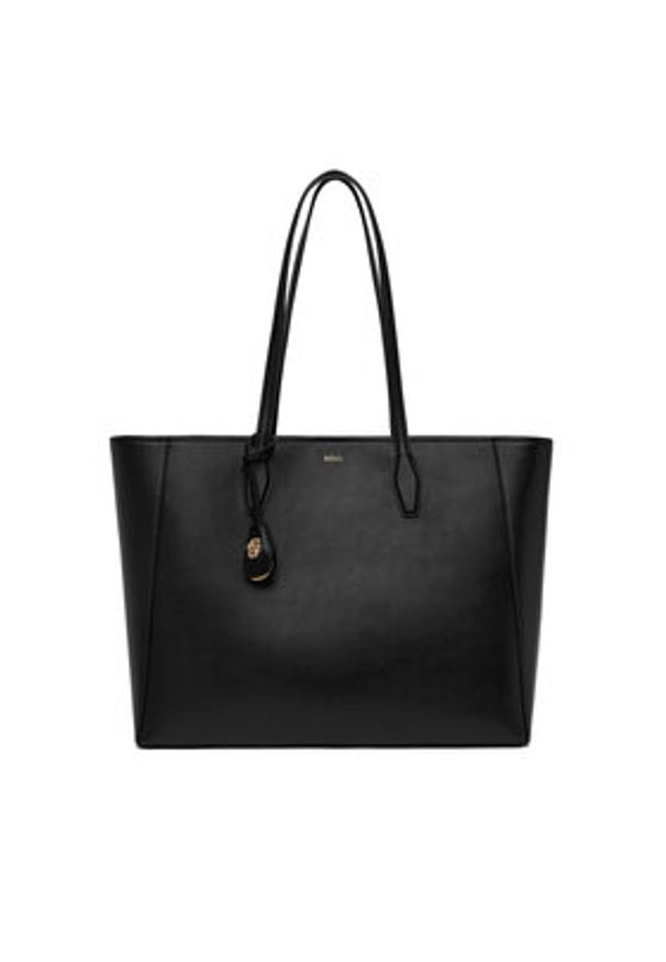 BOSS Torebka 50547750 Czarny. Kolor: czarny. Materiał: skórzane