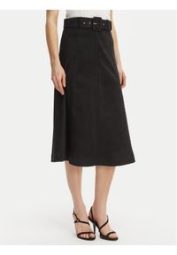 Rinascimento Spódnica z imitacji skóry CFC0127915003 Czarny Regular Fit. Kolor: czarny. Materiał: skóra #1