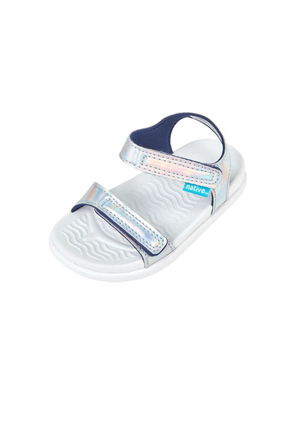 Native Shoes - Sandały NATIVE CHARLEY HOLOGRAM YOUTH. Kolor: szary. Sezon: lato
