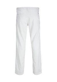 Jack & Jones - Jack&Jones Spodnie materiałowe Kane 12274977 Biały Relaxed Fit. Kolor: biały. Materiał: bawełna
