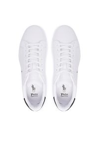 Polo Ralph Lauren Sneakersy Hrt Crt Sig Sk Ltl 809P13083001 Biały. Kolor: biały. Materiał: skóra #4