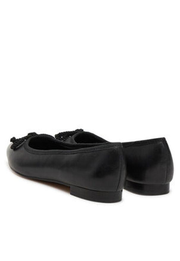 Sergio Bardi Baleriny WFA1572-29Z-SB Czarny. Kolor: czarny. Materiał: skóra