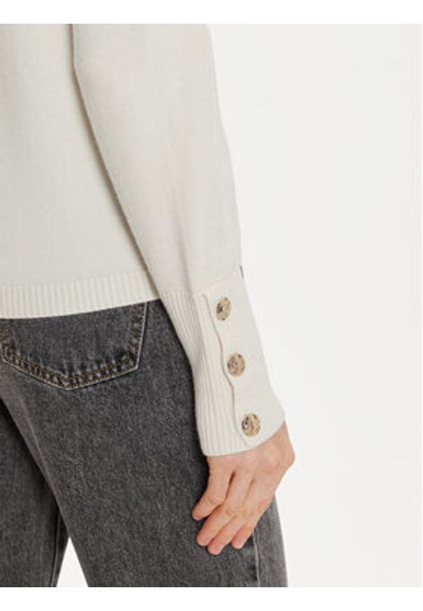 Morgan Sweter 242-MGOLD Écru Regular Fit. Materiał: syntetyk