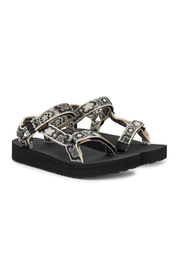 Teva - Sandały TEVA W MIDFORM UNIVER Czarny. Kolor: beżowy. Materiał: tkanina. Sezon: lato