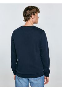 Big-Star - Bluza męska z haftem granatowa Daniel 403. Okazja: na co dzień. Kolor: niebieski. Materiał: dzianina. Wzór: haft. Styl: casual #5