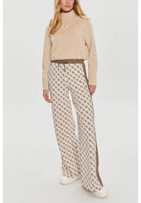 Guess - GUESS Beżowa damska bluza Olympe. Kolor: beżowy