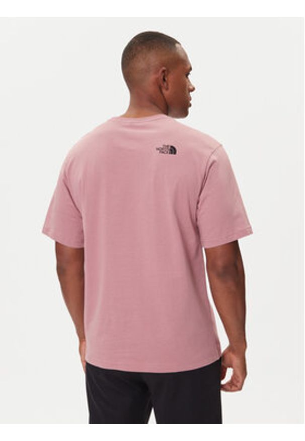 The North Face T-Shirt Dome Flower NF0A8EGX Różowy Relaxed Fit. Kolor: różowy. Materiał: bawełna