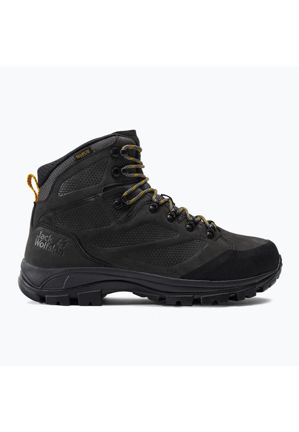 Buty trekkingowe męskie Jack Wolfskin Rebellion Texapore Mid. Kolor: czarny
