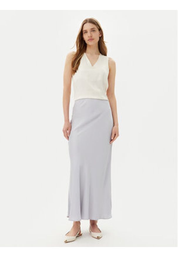 ViCOLO Spódnica maxi TD0472 Niebieski Slim Fit. Kolor: niebieski. Materiał: wiskoza