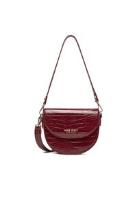 Nine West Torebka CEO-ZOE-S23806 Bordowy. Kolor: czerwony