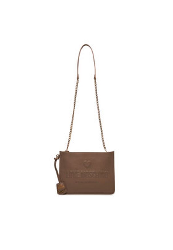 Love Moschino - LOVE MOSCHINO Torebka JC4118PP1LL1020A Brązowy. Kolor: brązowy. Materiał: skórzane