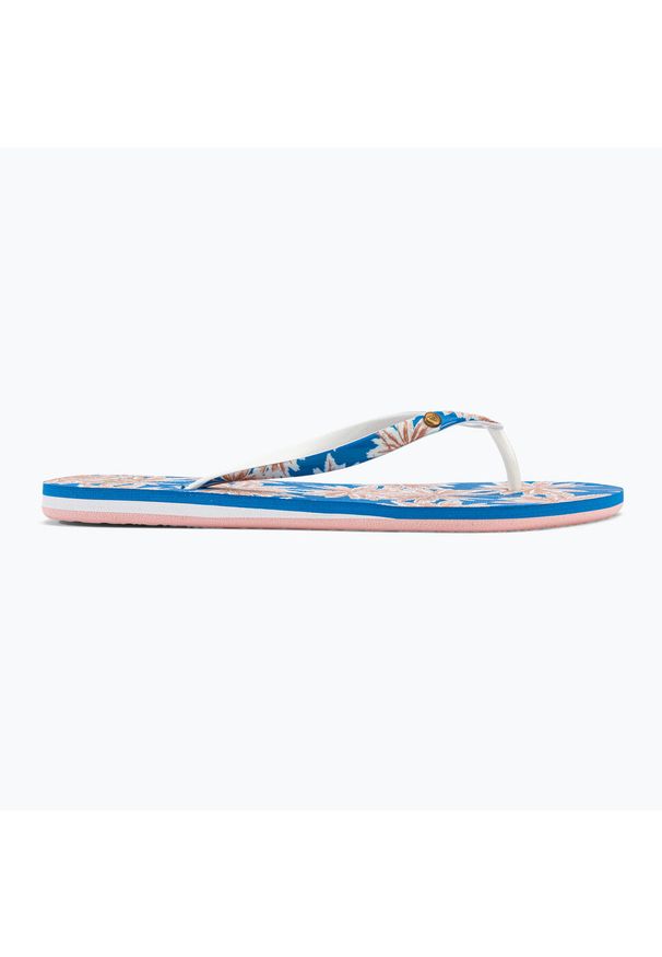 Roxy - Japonki plażowe damskie ROXY Portofino III. Okazja: na plażę. Kolor: niebieski