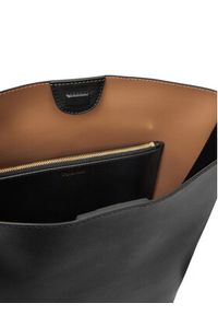 Calvin Klein Torebka Foil Logo Medium LV04F3736G Czarny. Kolor: czarny. Materiał: skórzane #5