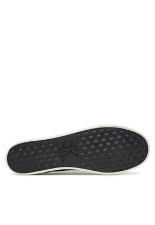 Calvin Klein Jeans Tenisówki Ess Vulc Low Mg Canvas YM0YM01209 Czarny. Kolor: czarny. Materiał: materiał