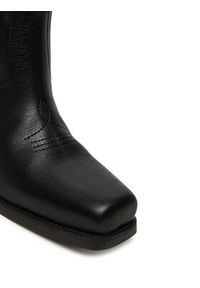 Weekend Max Mara Botki Ranch 2525796034600 Czarny. Kolor: czarny. Materiał: skóra #5