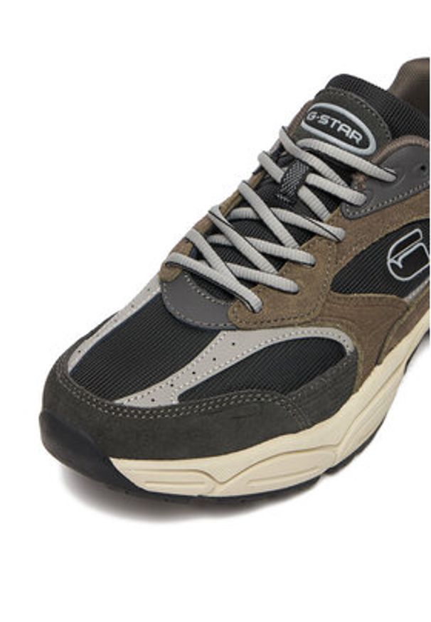 G-Star RAW - G-Star Raw Sneakersy CEO-YG240150-02M Szary. Kolor: szary. Materiał: zamsz, skóra