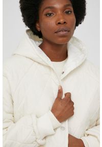 Answear Lab kurtka damska kolor biały przejściowa oversize. Typ kołnierza: kaptur. Kolor: biały. Długość rękawa: raglanowy rękaw. Styl: wakacyjny #6
