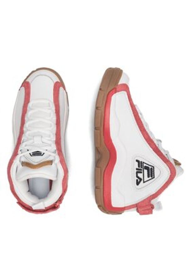 Fila Sneakersy Grant Hill 2 Euro Basket Mid Wmn FFW0197.13041 Biały. Kolor: biały. Materiał: materiał