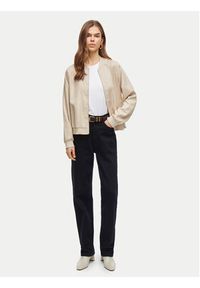Vila Kurtka bomber Papaya 14100221 Beżowy Regular Fit. Kolor: beżowy. Materiał: syntetyk #3
