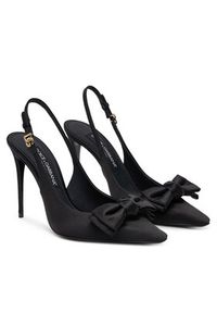 DOLCE & GABBANA - Dolce&Gabbana Sandały CG0844 A3I64 Czarny. Kolor: czarny. Materiał: materiał #3