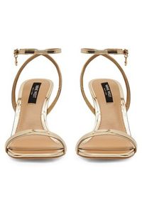 Nine West Sandały 123AL1713 Złoty. Kolor: złoty. Materiał: skóra #7