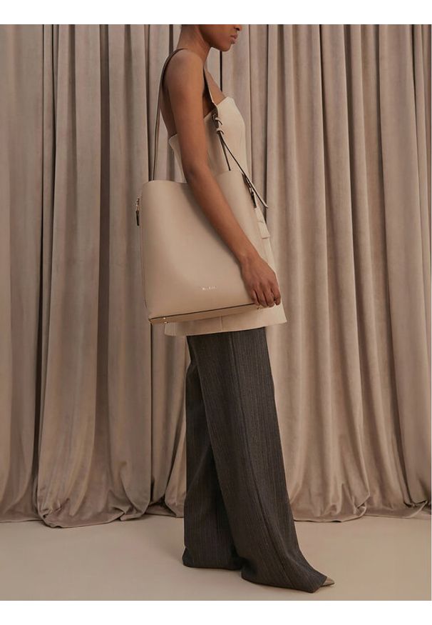 Gino Rossi - GINO ROSSI Torebka EO-WEN-3 Beżowy. Kolor: beżowy