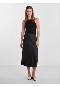 YAS Spódnica trapezowa Pella 26030737 Czarny Regular Fit. Kolor: czarny. Materiał: syntetyk #4