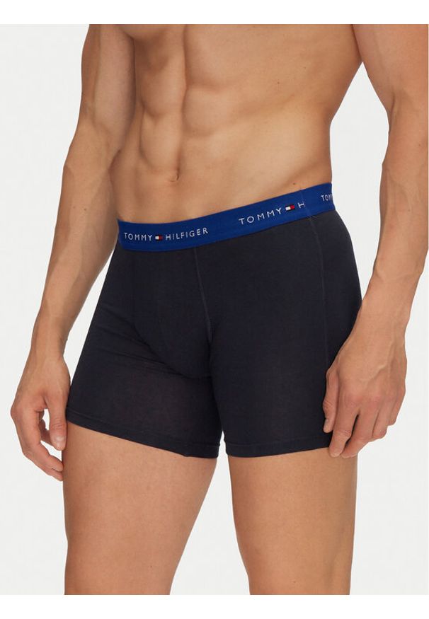 TOMMY HILFIGER - Tommy Hilfiger Komplet 3 par bokserek UM0UM02765 Granatowy. Kolor: niebieski. Materiał: bawełna