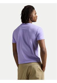 Polo Ralph Lauren T-Shirt 710671438434 Fioletowy Custom Slim Fit. Typ kołnierza: polo. Kolor: fioletowy. Materiał: bawełna #5