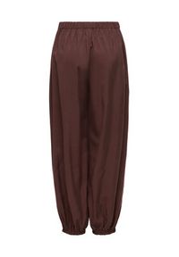 only - ONLY Spodnie materiałowe Scarly 15380514 Brązowy Relaxed Fit. Kolor: brązowy. Materiał: materiał #4