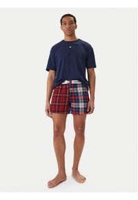 TOMMY HILFIGER - Tommy Hilfiger Piżama UM0UM03832 Niebieski Regular Fit. Kolor: niebieski. Materiał: bawełna #1