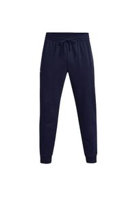 Under Armour - Spodnie Do Joggingu Męskie Polar Rival. Kolor: niebieski. Materiał: polar. Sport: bieganie