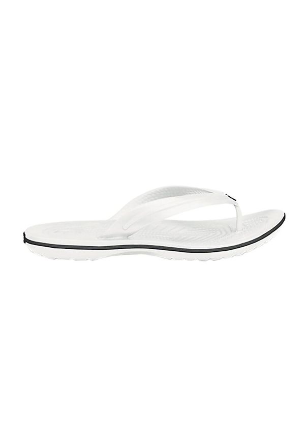 Sandały Kobieta Crocs Crocband Flip biały. Kolor: czarny, biały, wielokolorowy. Materiał: syntetyk, materiał. Styl: sportowy