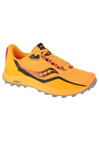 Buty do biegania Saucony Peregrine 12 W S10737-16 żółte żółte. Zapięcie: sznurówki. Kolor: żółty. Materiał: syntetyk, guma, tkanina