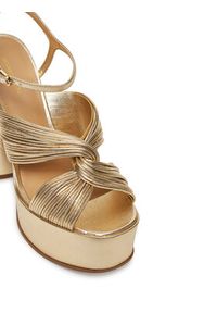 MICHAEL Michael Kors Sandały Alessia 40S5ASHS1M Złoty. Kolor: złoty. Materiał: skóra #4