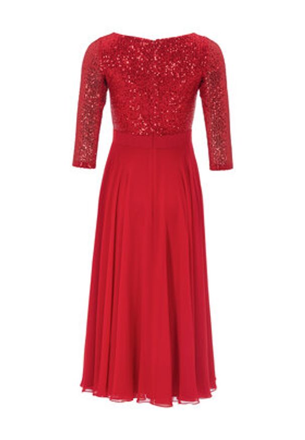 Swing Sukienka koktajlowa 5AH21600 Czerwony Regular Fit. Kolor: czerwony. Materiał: syntetyk. Styl: wizytowy