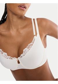 Triumph Biustonosz z fiszbiną Wild Gardenia Florale 10224872 Écru. Kolor: kremowy. Materiał: syntetyk #4