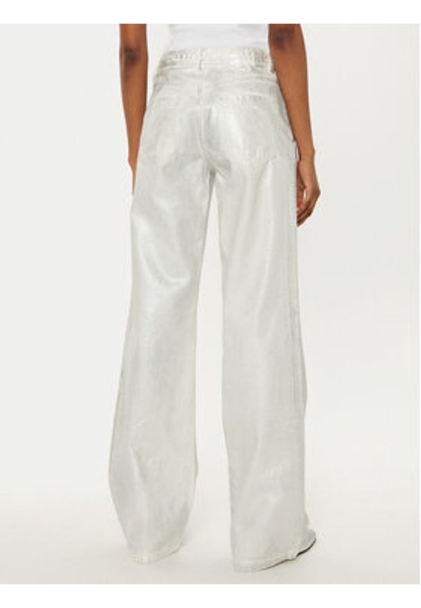 MAX&Co. Jeansy Basilio 2516131021200 Srebrny Wide Leg. Kolor: srebrny